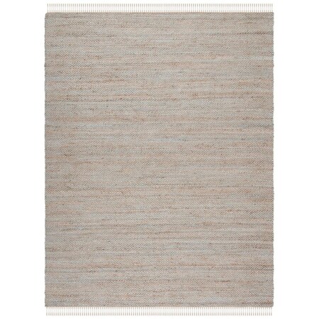 Safavieh 3 x 5 ft. Natural Fiber Hand Woven Rectangle Area Rug Natural & Teal NF827A-3